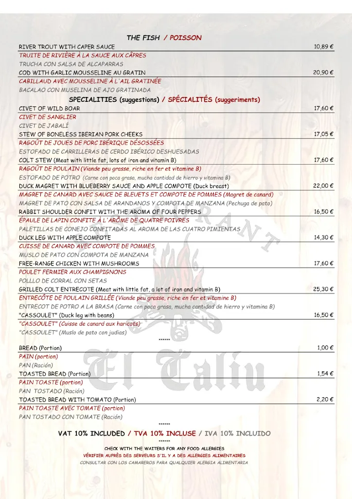 Menu_Restaurant El Caliu Taüll_Vall de Boí La_image_1