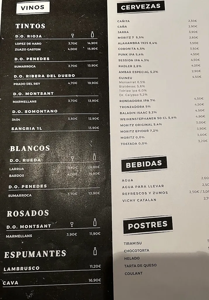 Menu_Pizzeria Barocco_Vall de Boí La_image_1