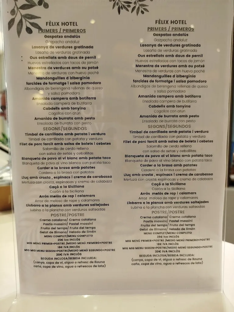 Menu_Casa Felix Valls_Valls dAguilar Les_image_1
