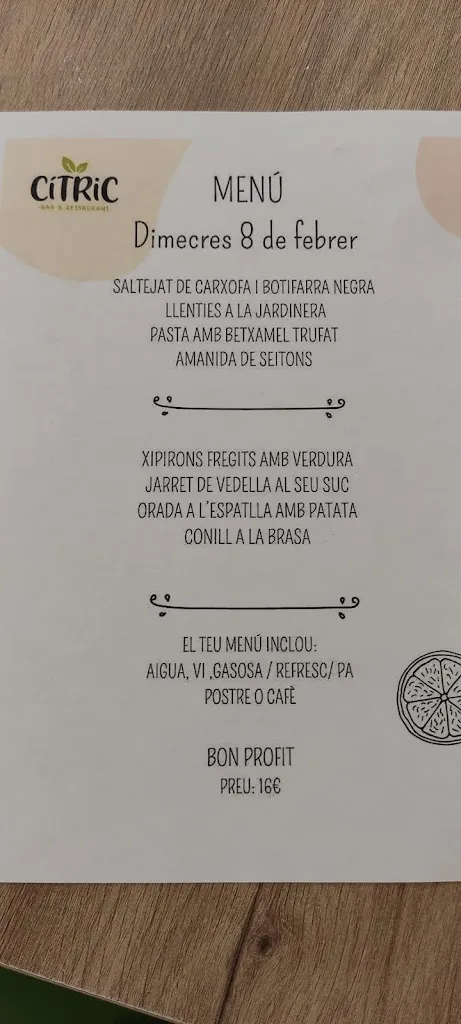 Menu_Cítric Restaurant_Valls dAguilar Les_image_3