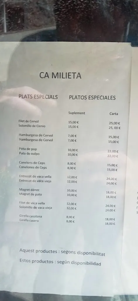 Menu_Restaurant Ca Milieta_Vilaller_image_2