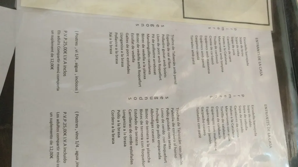 Menu_Restaurant Ca Milieta_Vilaller_image_3