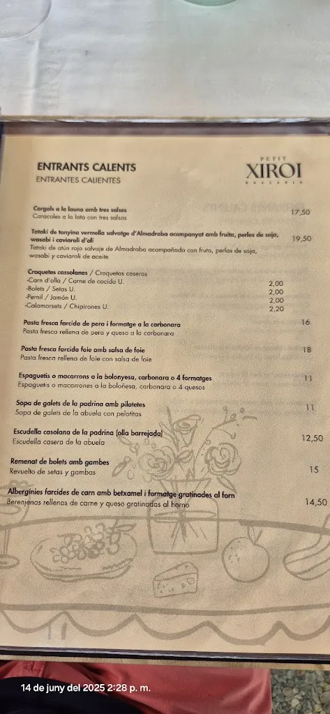 Menu_Petit Xiroi_Vila-sana_image_2