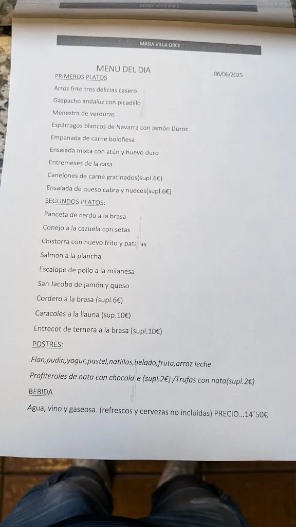 Menu_Villa Orce_Vila-sana_image_1