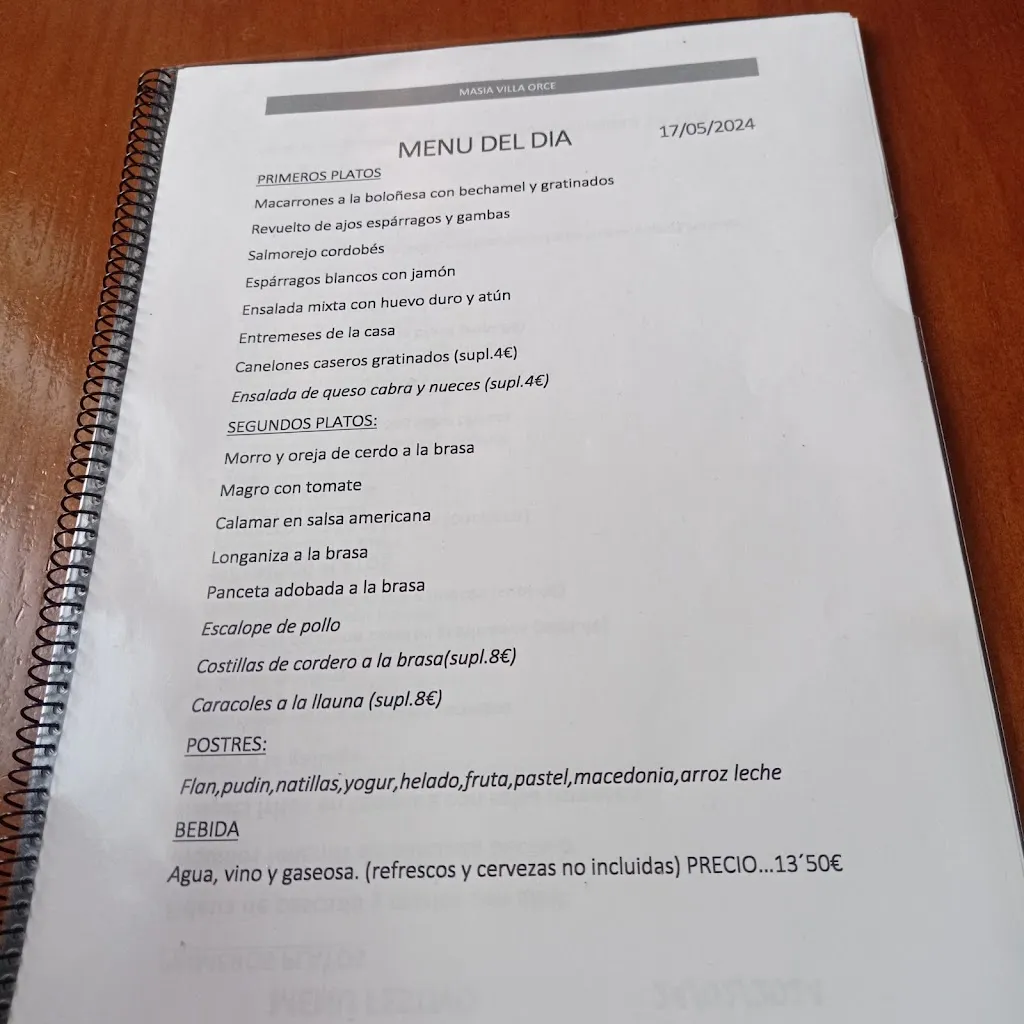 Menu_Villa Orce_Vila-sana_image_3