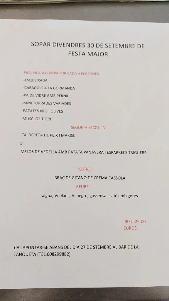 Menu_Bar La Tanqueta_Vilanova de la Barca_image_1