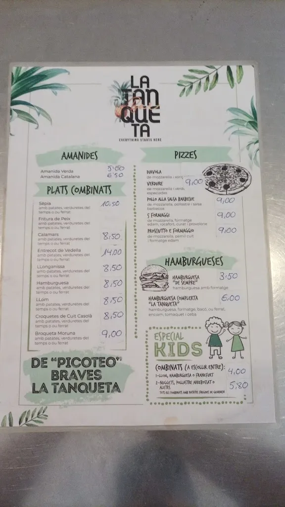 Menu_Bar La Tanqueta_Vilanova de la Barca_image_2