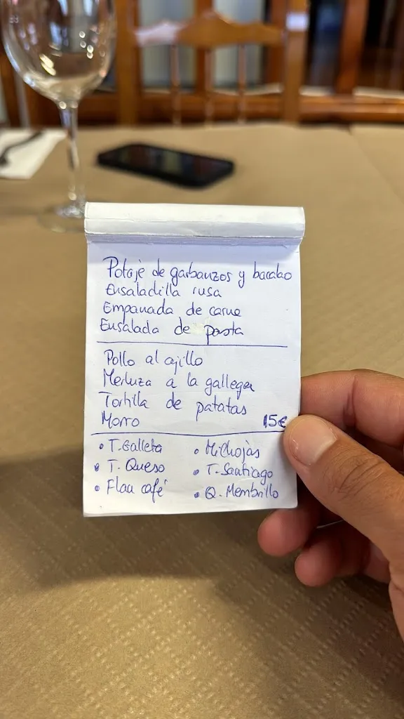 Menu_Restaurante Neireo_Baleira_immagine_4