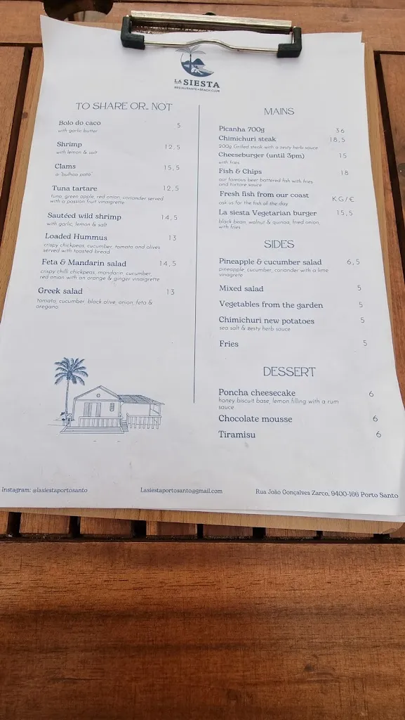 Menu_La Siesta Restaurante_Baleira_image_3