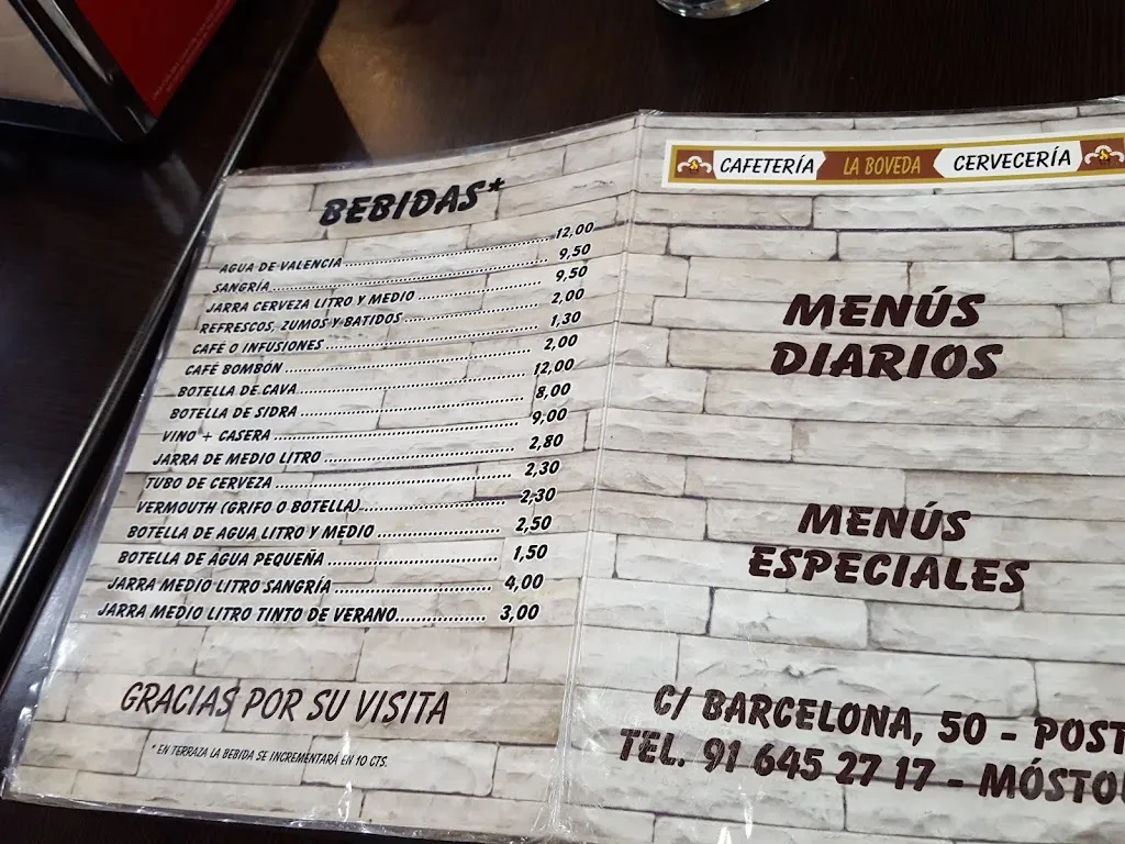 Menu_La Bóveda_Bóveda_image_2