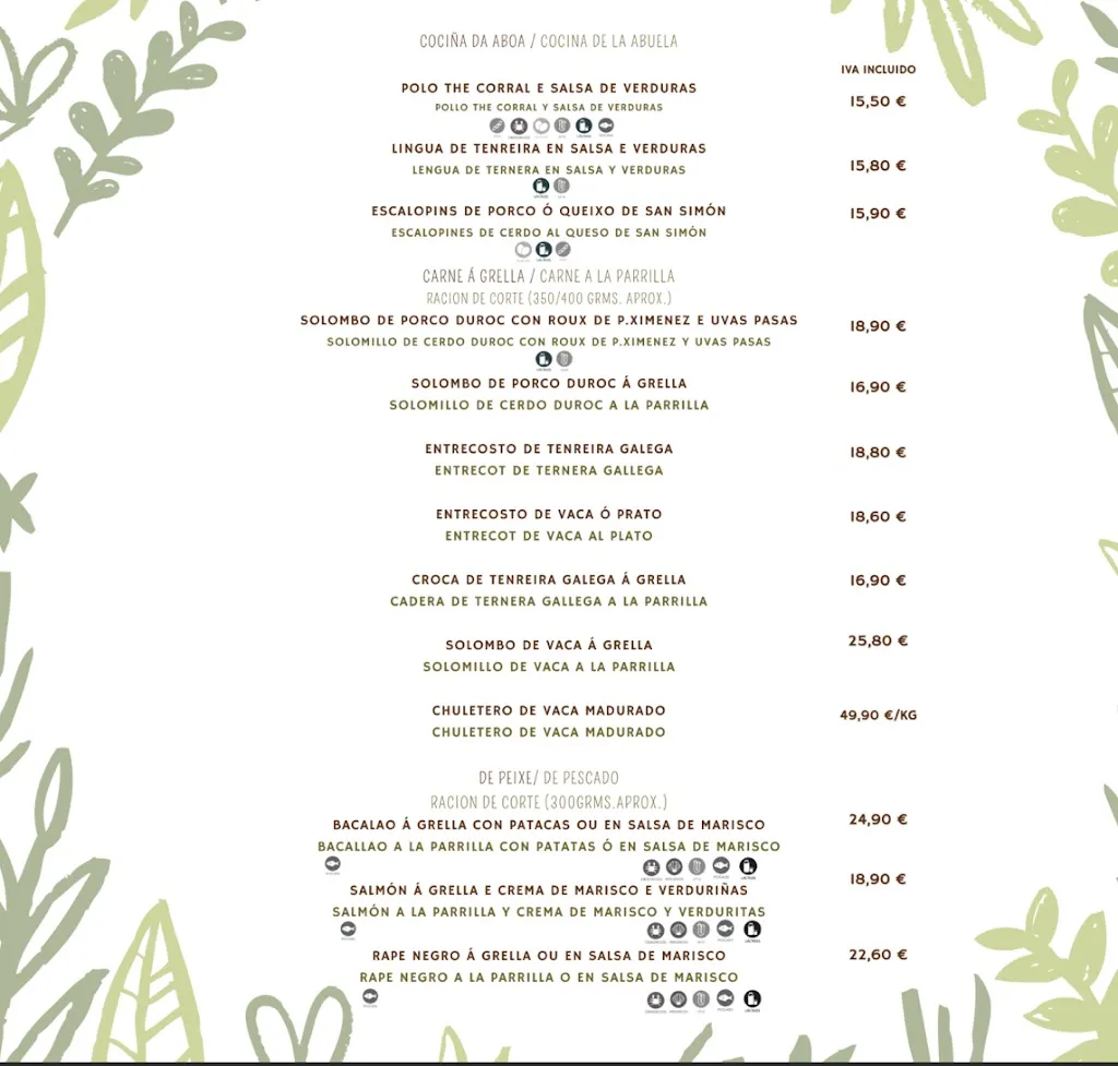 Menu_The Corral - Taberna_Begonte_image_2