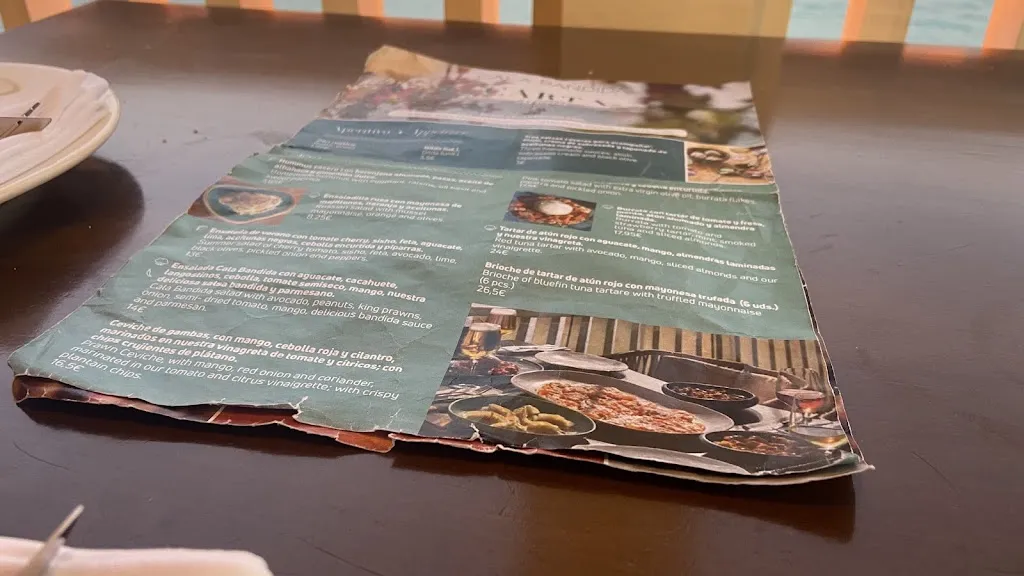 Menu_Restaurante Cala Bandida Jávea-Xàbia_Jávea/Xàbia_immagine_1