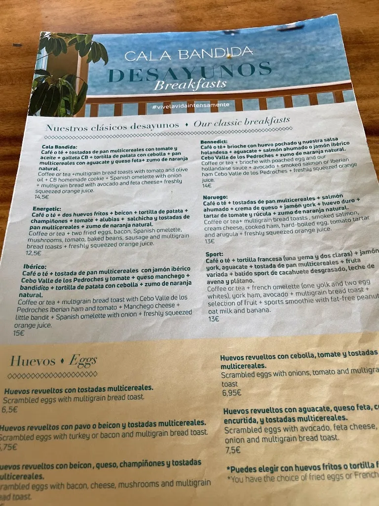 Menu_Restaurante Cala Bandida Jávea-Xàbia_Jávea/Xàbia_immagine_2