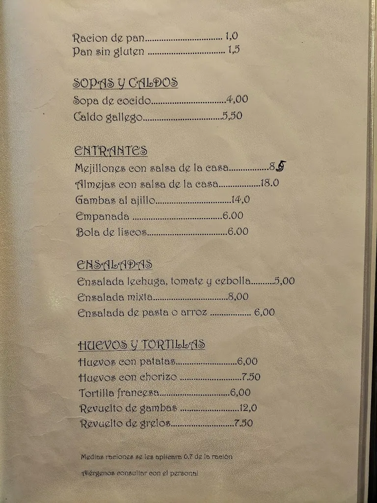Menu_Galicia restaurant_Begonte_image_1