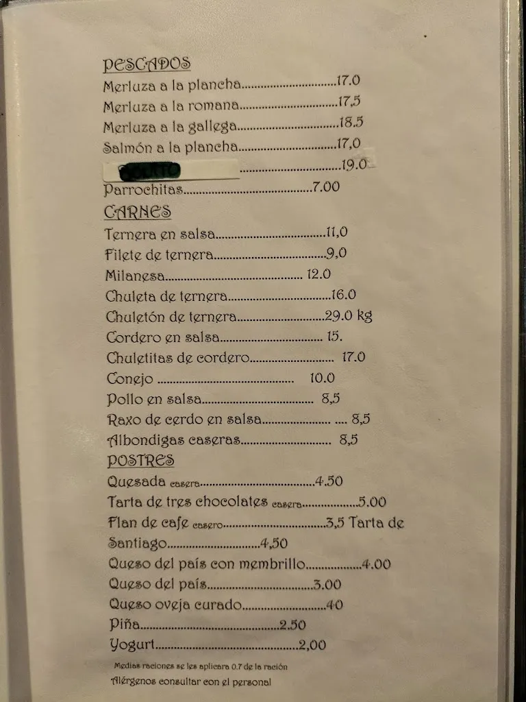 Menu_Galicia restaurant_Begonte_image_2