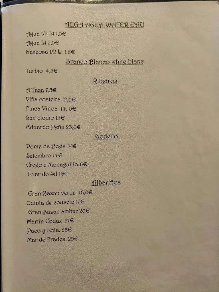 Menu_Galicia restaurant_Begonte_image_3