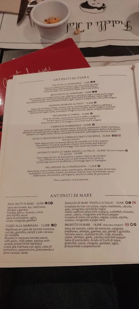 Menu_Fratelli d'Italia: ristorante pizzeria_Cervo_image_1