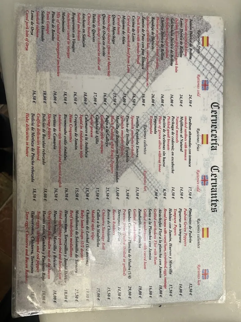 Menu_Cervantes Cervecería_Cervantes_image_1