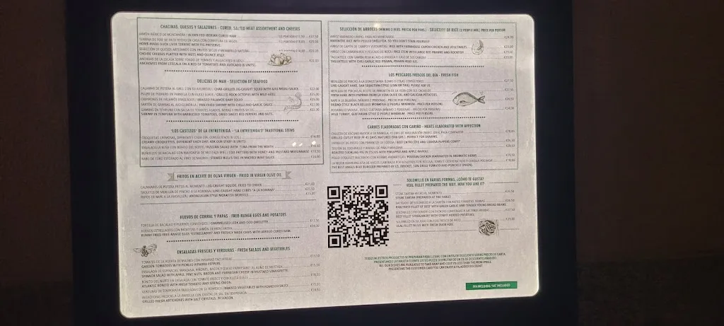 Menu_La Entretenida Restaurante_Cervantes_image_1
