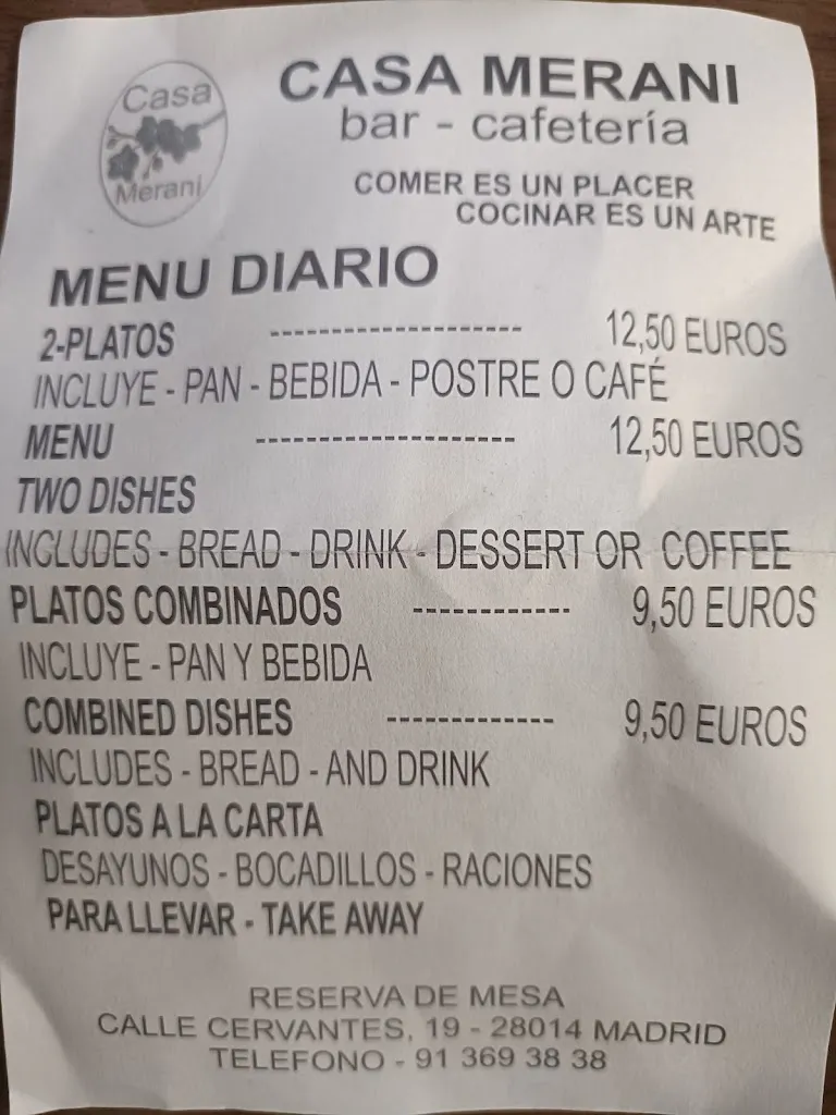 Menu_Bar Casa Merani_Cervantes_image_1