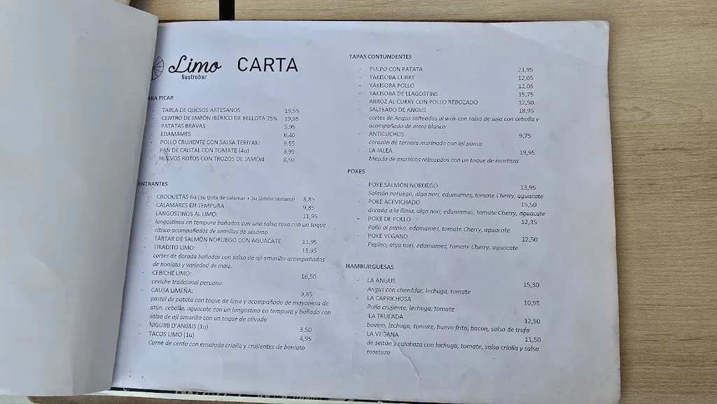 Menu_LIMO GASTROBAR_Tàrrega_image_1