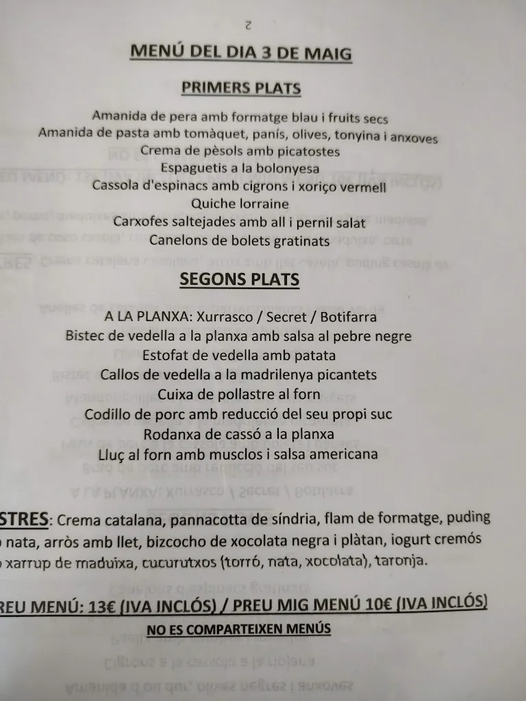 Menu_Ca La Maria_Tàrrega_image_3