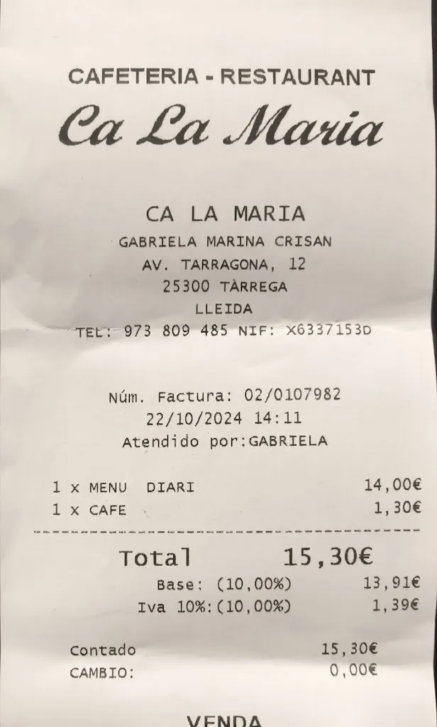 Sergi Capdevila_Ca La Maria_Tàrrega_review