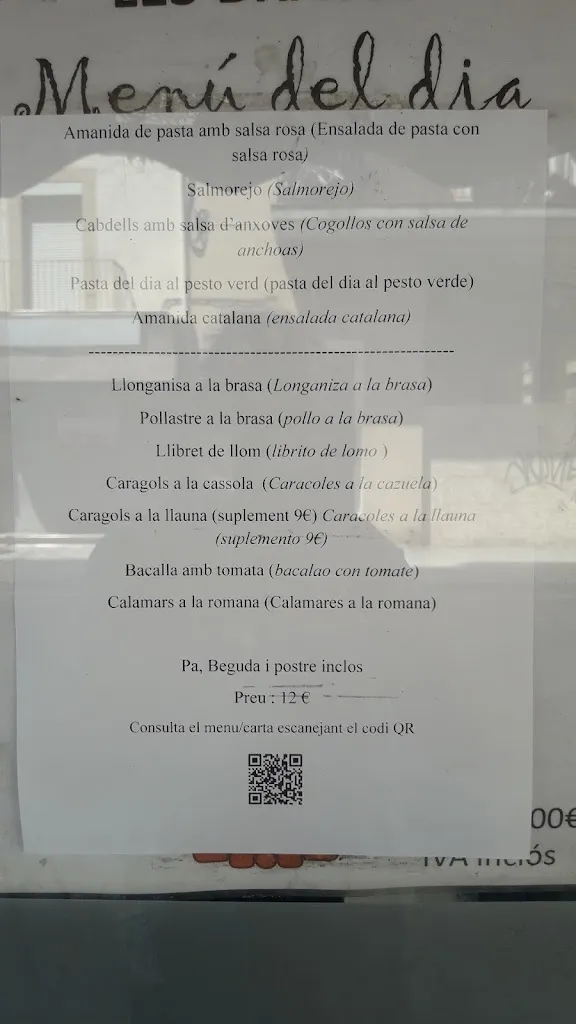 Menu_Restaurant Les Brases_Tàrrega_image_2