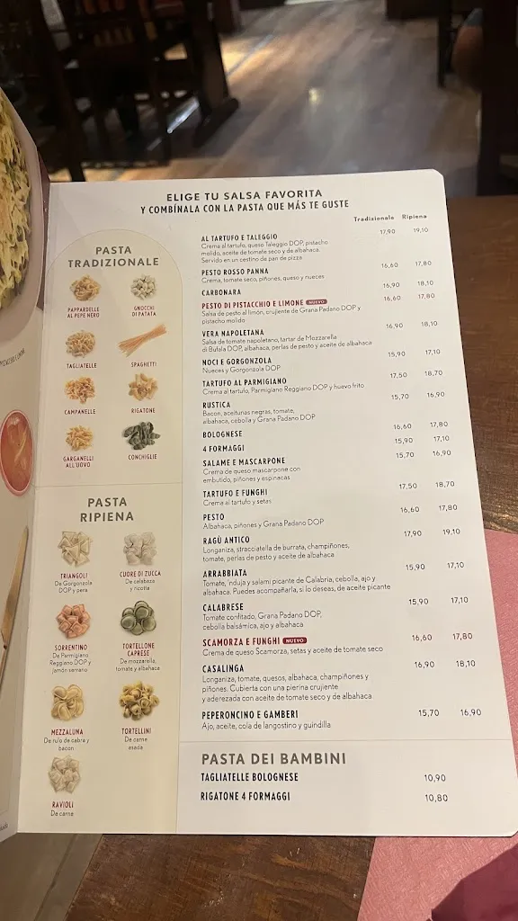 Menu_La Tagliatella_Tàrrega_image_1