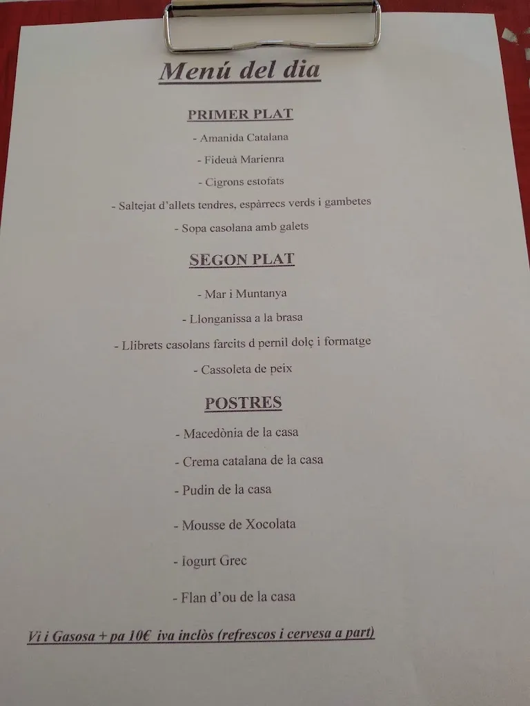 Menu_Bar Restaurant Ramona_Tàrrega_image_2
