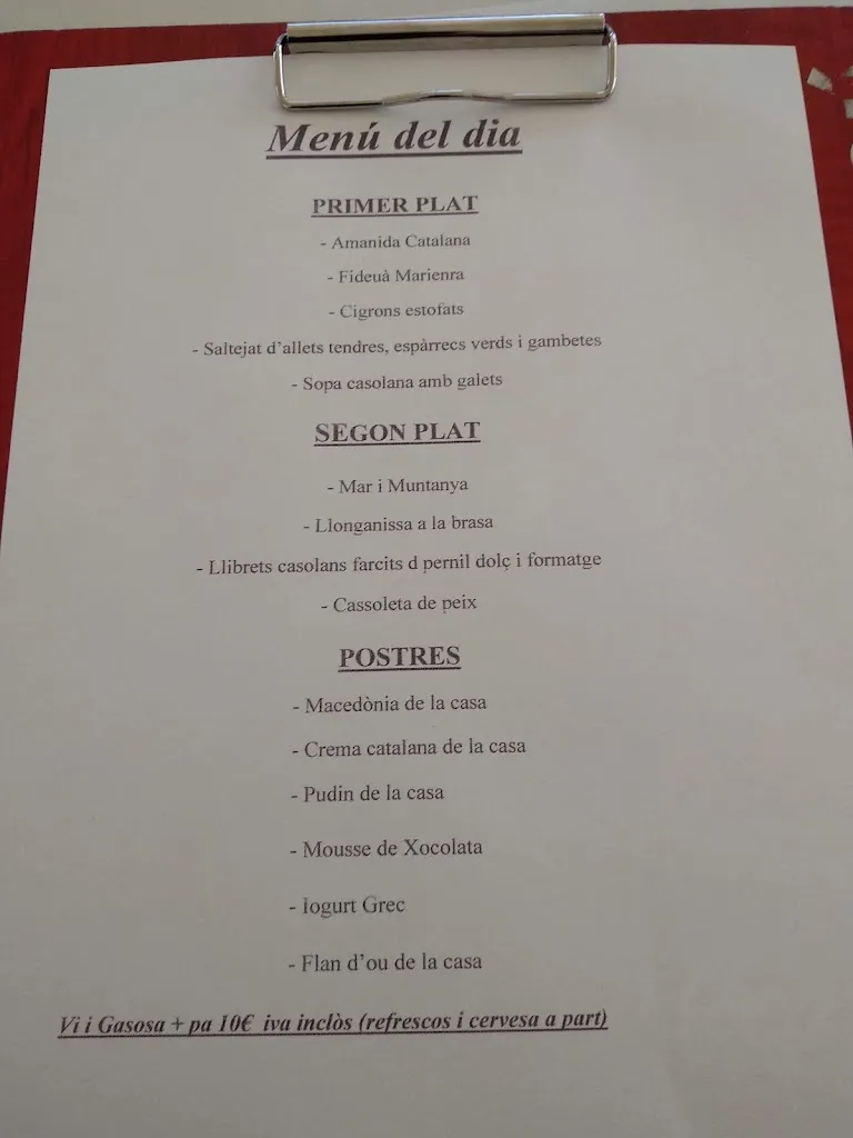 Menu_Bar Restaurant Ramona_Tàrrega_image_3