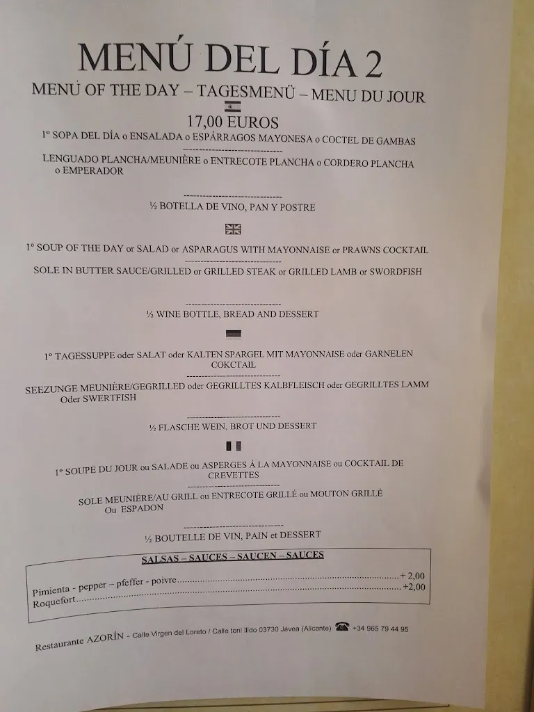 Menu_Restaurante Azorín_Jávea/Xàbia_image_1