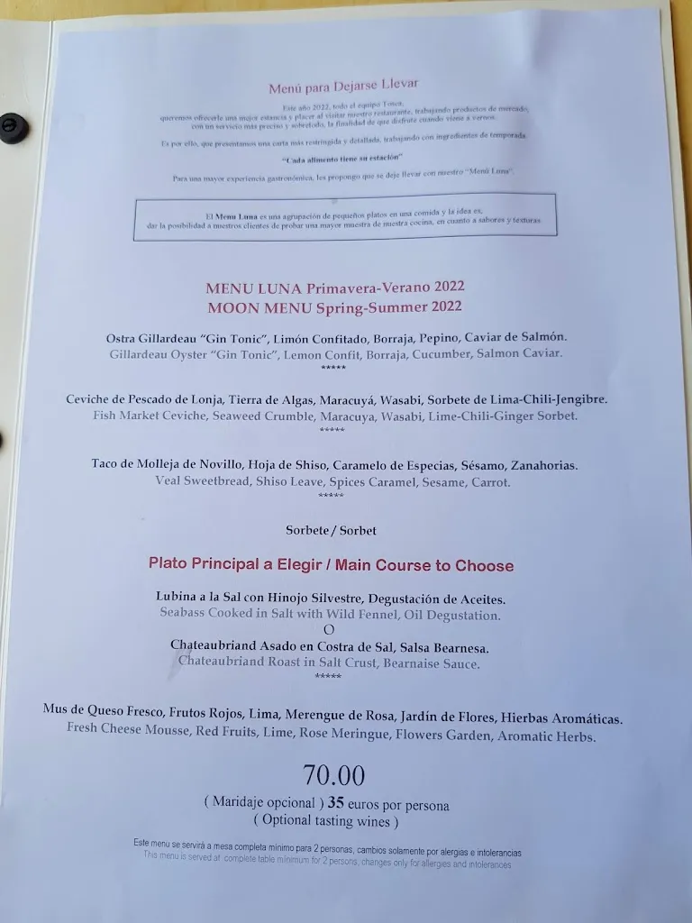 Menu_Restaurante Tosca_Jávea/Xàbia_image_2