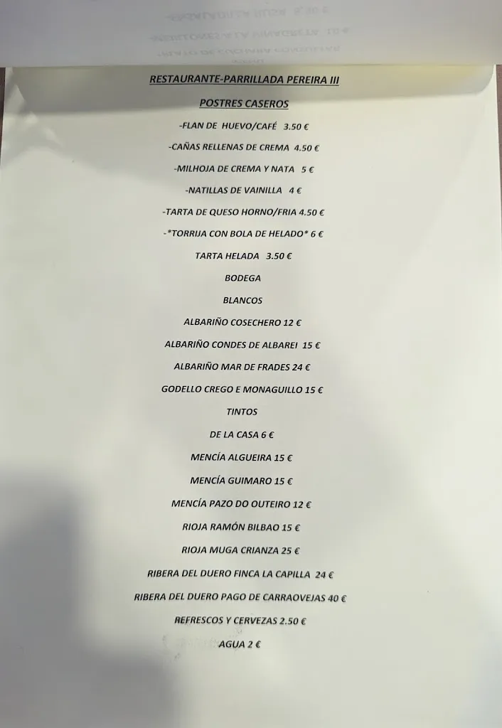 Menu_Restaurante Pereira_Castroverde_image_1