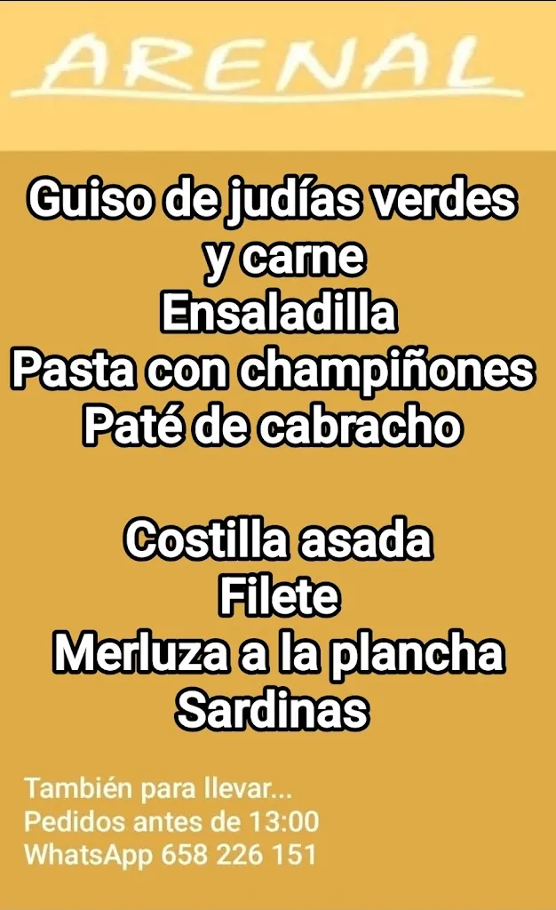 Menu_Restaurante Arenal_Burela_immagine_4