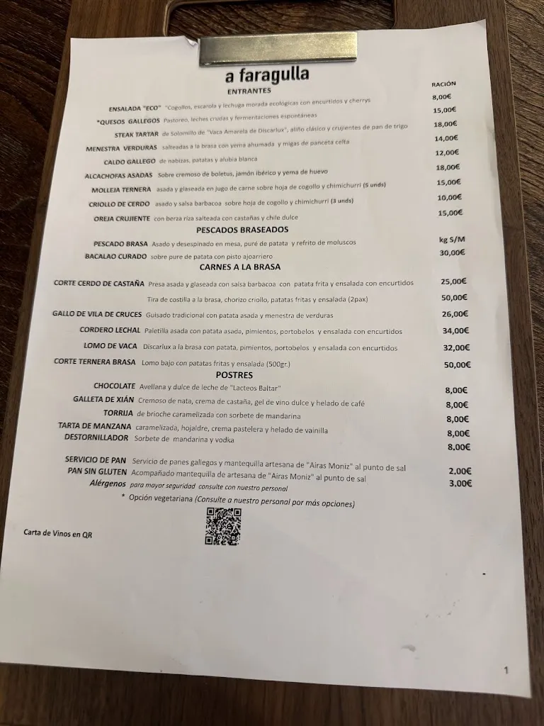 Menu_A Faragulla_Chantada_immagine_1