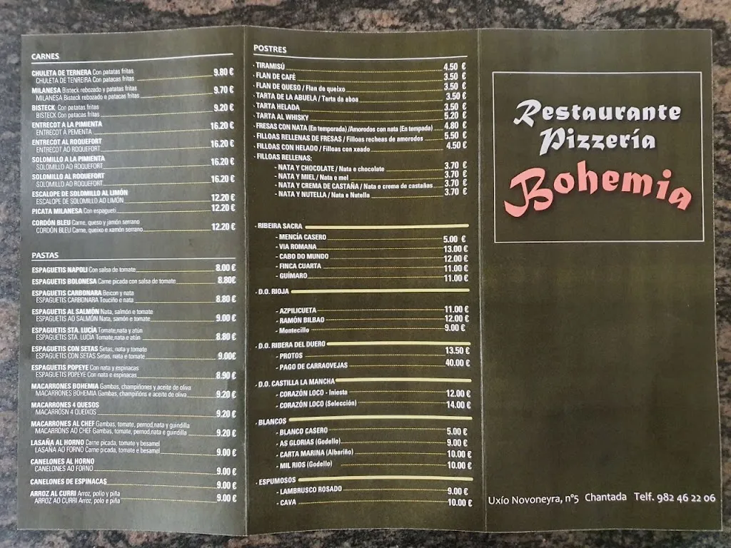 Menu_Bohemia_Chantada_immagine_1