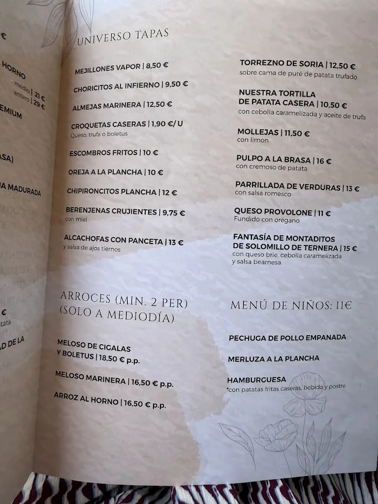 Menu_Oasis Restaurante_Jávea/Xàbia_image_1