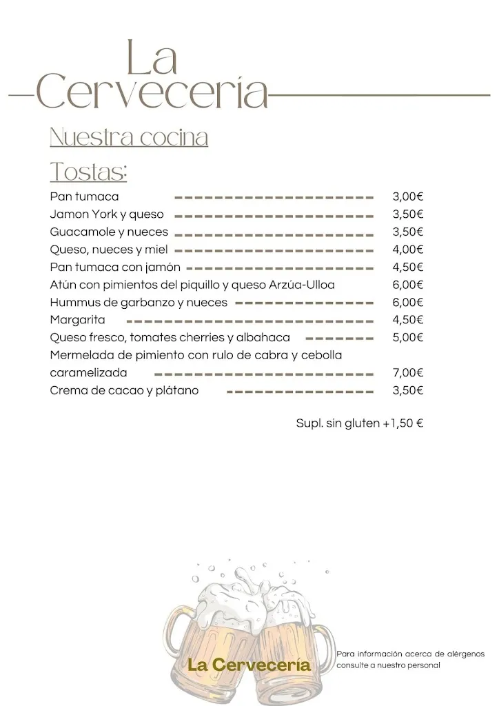 Menu_La Cervecería Chantada_Chantada_image_2