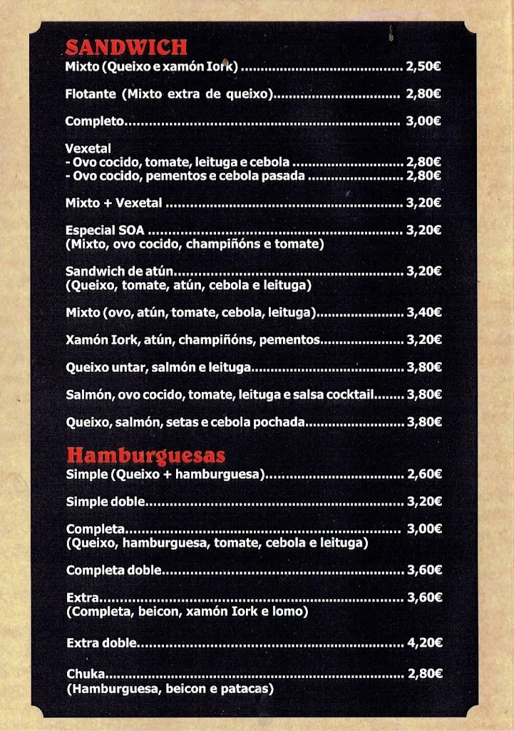 Menu_Café Pub SOA Bocatería_Guitiriz_image_3