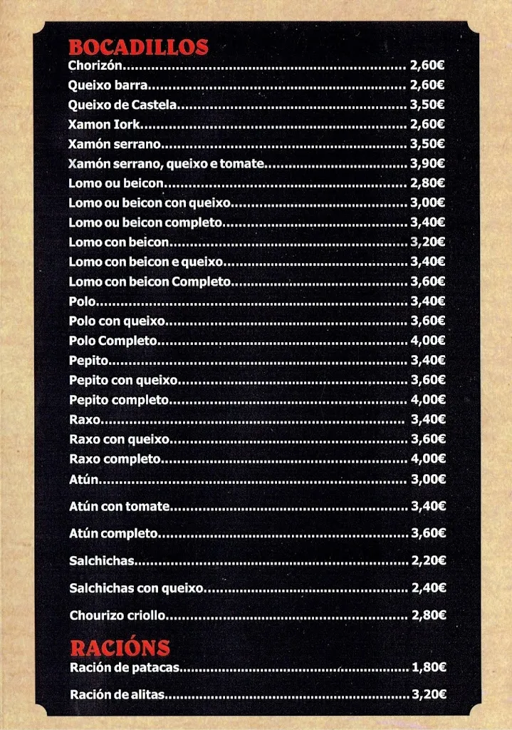 Menu_Café Pub SOA Bocatería_Guitiriz_image_4