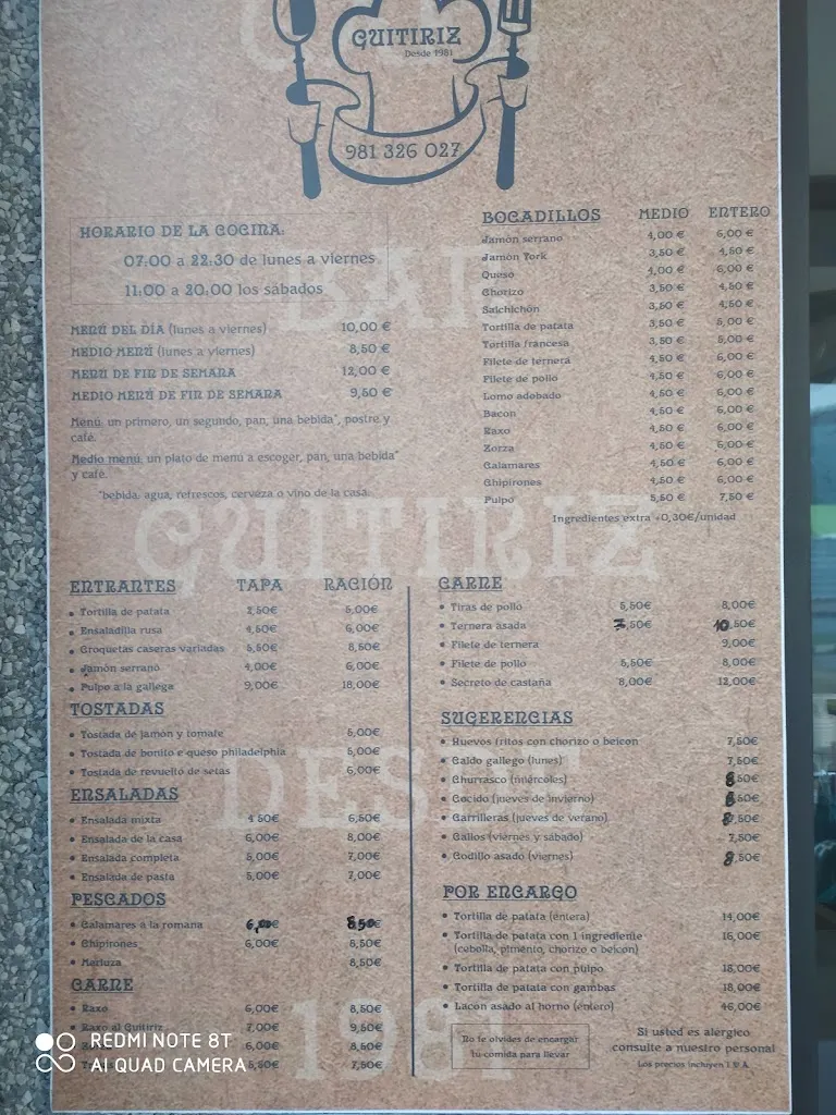 Menu_O GUITIRIZ_Guitiriz_image_3