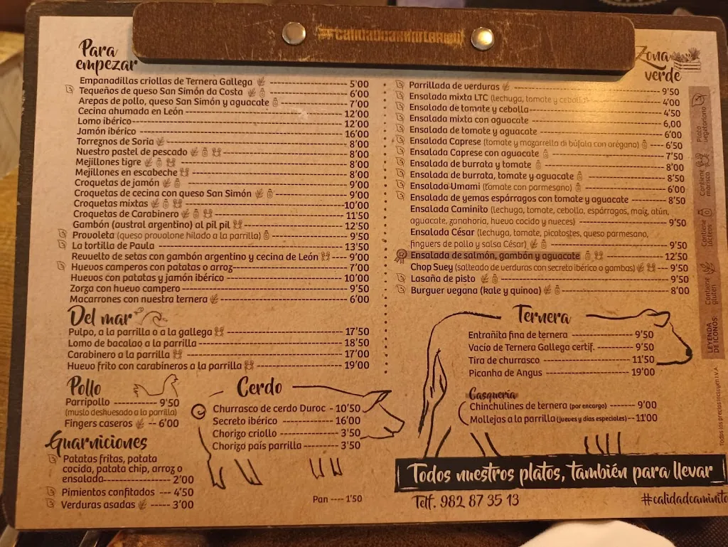 Menu_Parrillada Caminito Lugo_Lugo_immagine_2