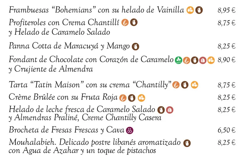 Menu_Restaurante Bohemians_Jávea/Xàbia_image_2