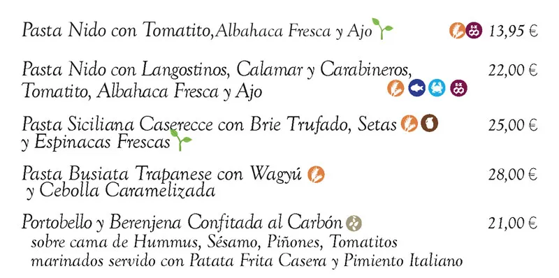 Menu_Restaurante Bohemians_Jávea/Xàbia_image_4