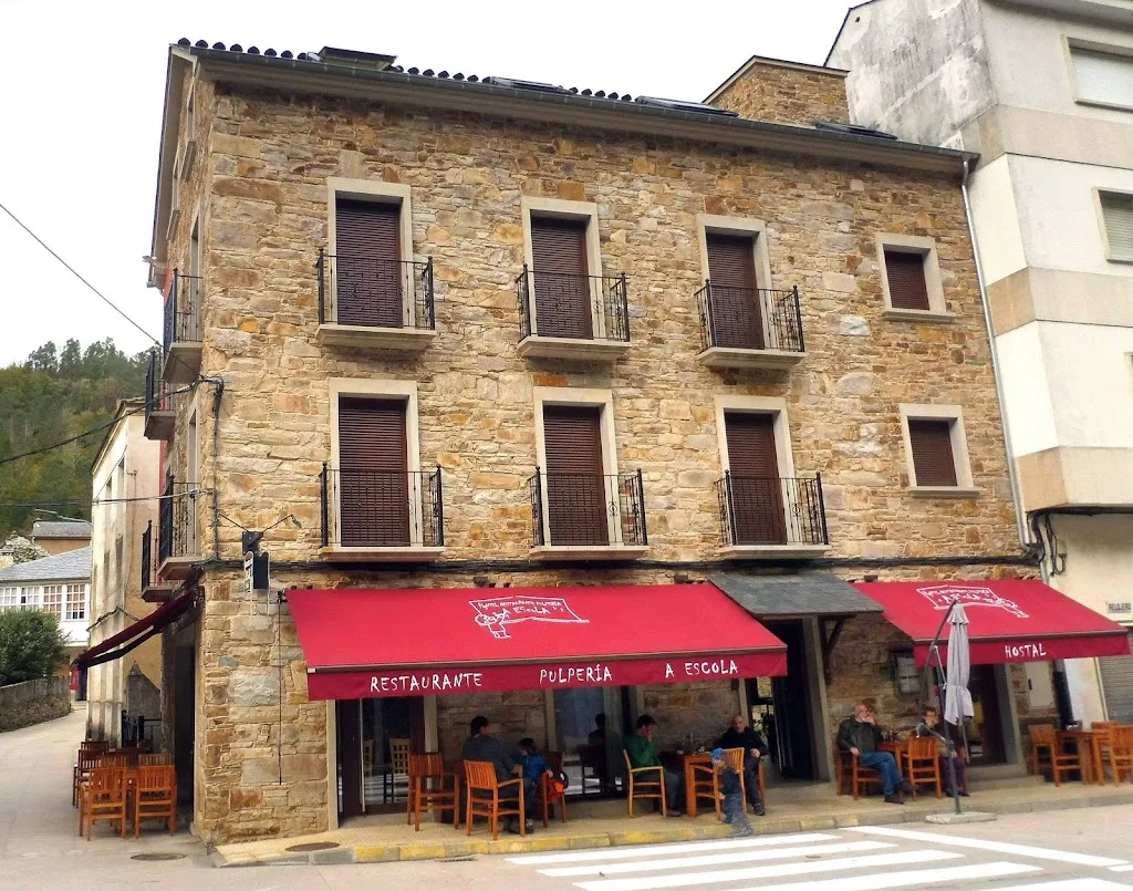"The School" Restaurant and Hotel restaurant in Navia de Suarna