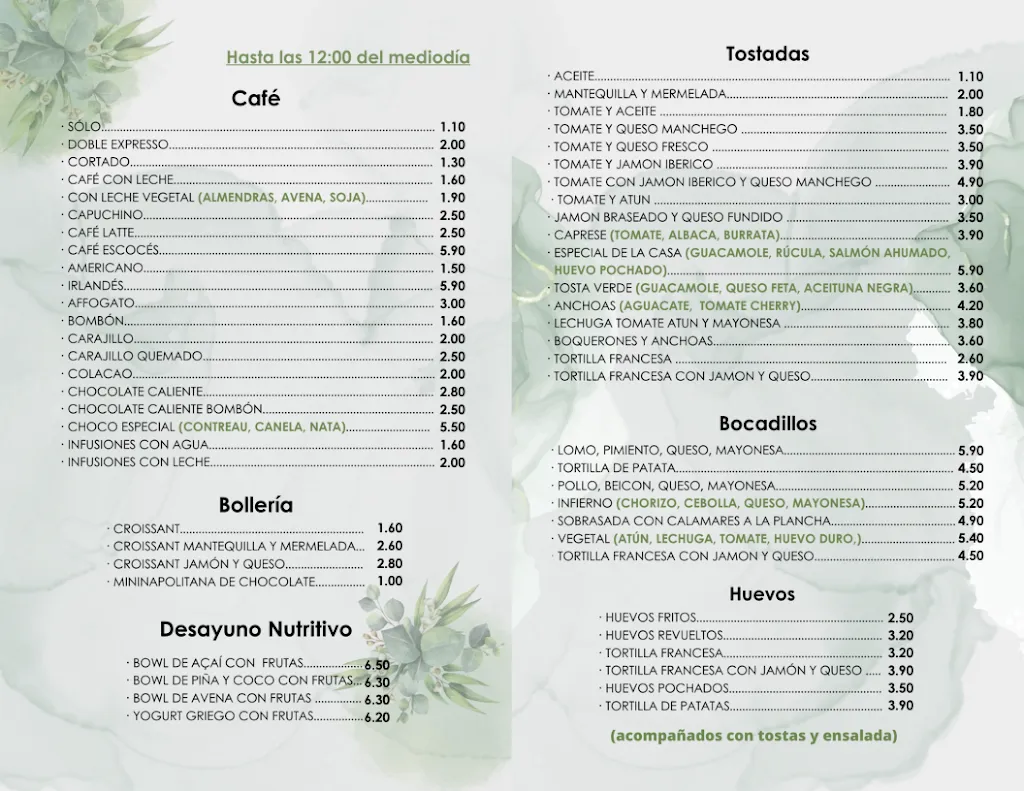 Menu_Olivo y Laurel Restaurant_Jávea/Xàbia_image_1