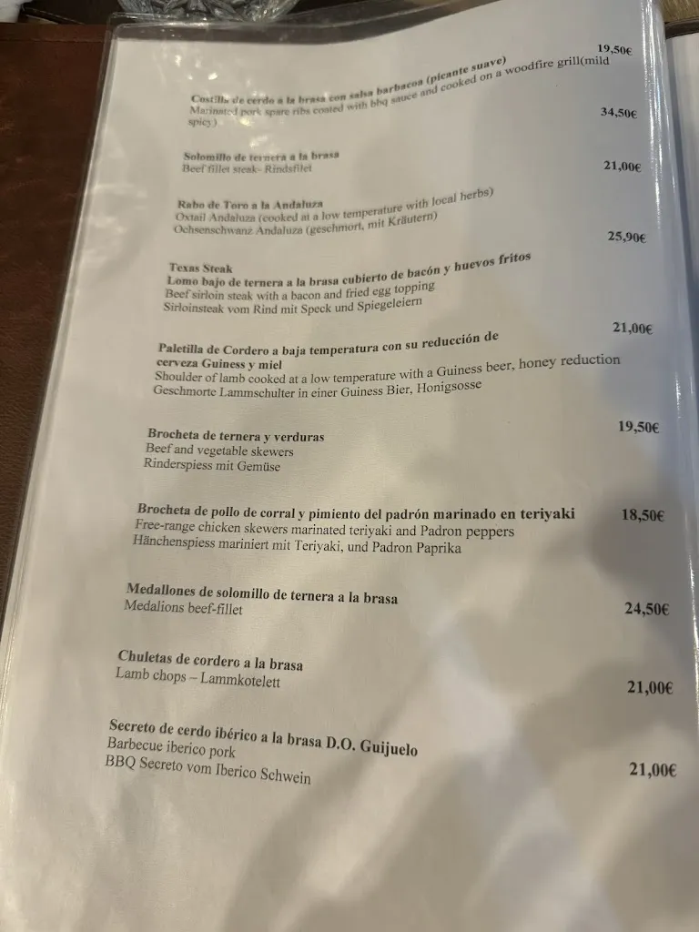 Menu_El Gaucho_Jávea/Xàbia_immagine_1
