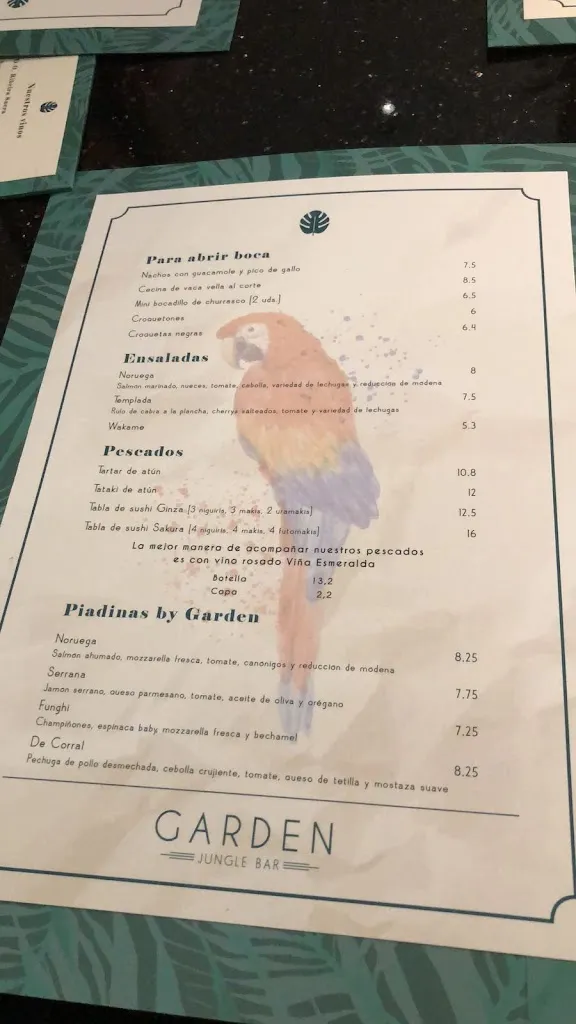 Menu_Garden Monforte_Monforte de Lemos_image_3