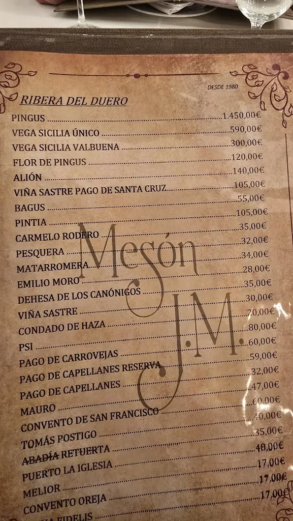 Menu_Mesón J.M._Monforte de Lemos_image_1